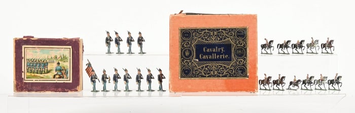 EARLY AMERICAN HOLLOW CAST IN BOXES