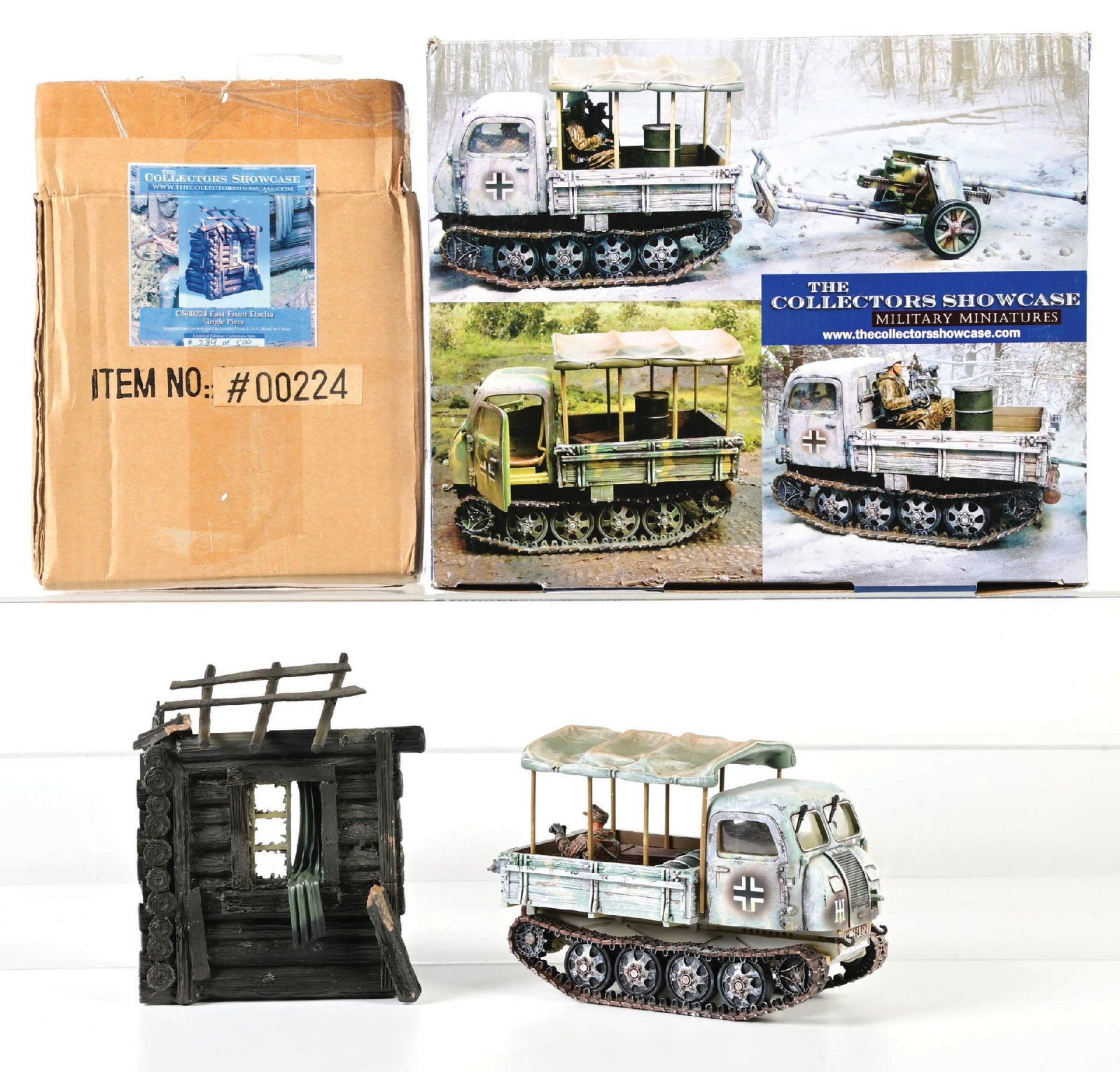 COLLECTOR'S SHOWCASE CS00224 EAST FRONT DACHA & CS00544 RAUPPENSCHLEPPER (1 of 2)