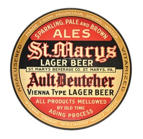ST. MARY'S LAGER BEER TRAY