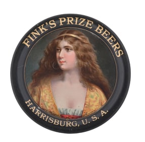 FINK'S PRIZE BEERS TIP TRAY
