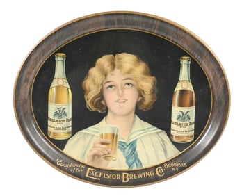 EXCELSIOR BREWING CO. BEER TRAY