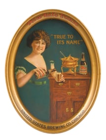 UNITED STATES BREWING CO. NEW LIFE TONIC BEER TRAY