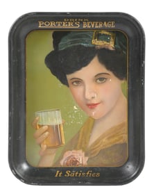 PORTER'S BEVERAGE "JOIN ME" BEER TRAY