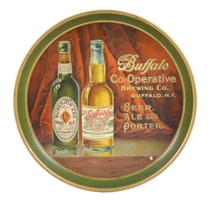 THE BUFFALO CO-OPERATIVE BREWING CO. BEER TRAY