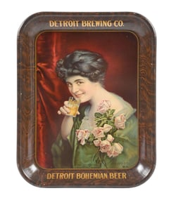 DETROIT BREWING CO. "THE INVITATION" BEER TRAY