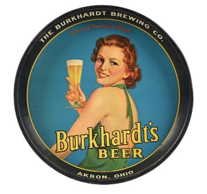 BURKHARDT'S BEER TRAY