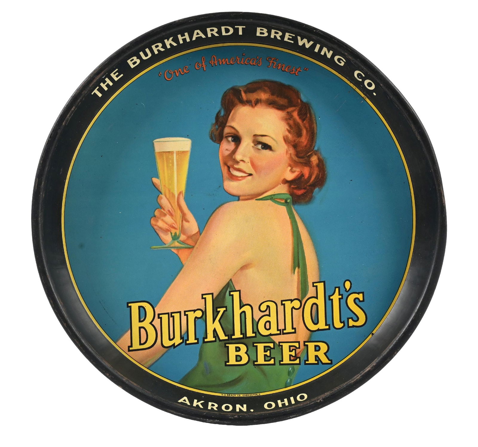 BURKHARDT'S BEER TRAY (1 of 3)