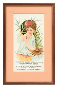 BERGNER & ENGEL BREWING CO. CARDBOARD LITHOGRAPH SIGN OR TRADE CARD