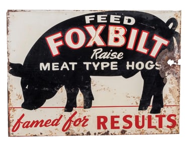FEED FOXBILT SIGN