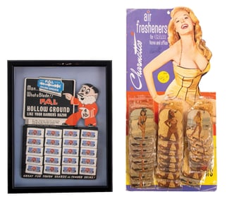 PAIR OF 2 EARLY STORE MERCHANDISE DISPLAYS