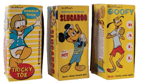 COLLECTION OF 3 DISNEY SPORTS RELATED GAMES IN ORIGINAL BOXES