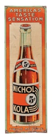 NICHOL KOLA TIN BOTTLE SIGN