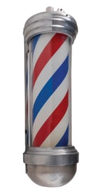 BARBERSHOP POLE LIGHTED TRADE SIGN