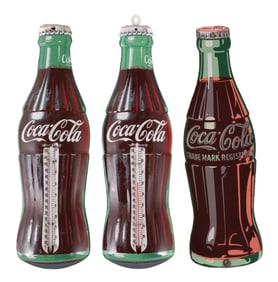 COLLECTION OF 3 COCA-COLA SIGNS