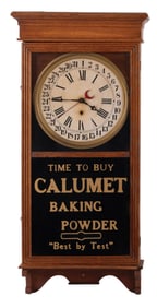 ORIGINAL SESSIONS CALUMET BAKING POWDER REGULATOR CLOCK