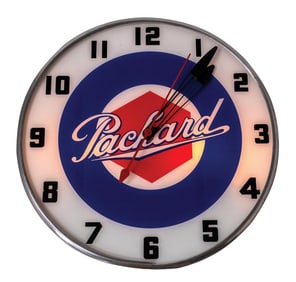 PORTABLE DISPLAY CO. PACKARD BUBBLE CLOCK