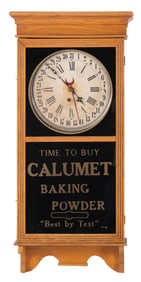CALUMET BAKING POWDER REGULATOR CLOCK