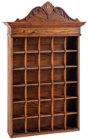TALL WALL HANGING DISPLAY CABINET