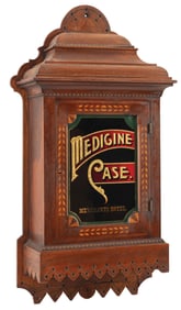 HANGING ARTS AND CRAFTS MEDICINE CASE