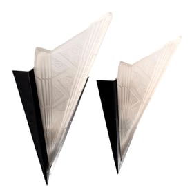 PAIR OF FRENCH ART DECO WALL SCONCES