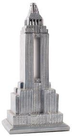 CAST ALUMINUM LIGHT-UP LAMP OF THE EMPIRE STATE BUILDING
