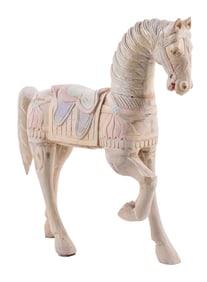 WOOD CARVED CHILD'S HORSE