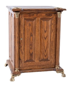 CONTEMPORARY SLOT STAND WITH ASH TRAYS