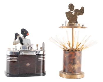 PAIR OF ART DECO BAR-RELATED ACCESSORIES