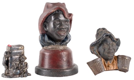 COLLECTION OF 3 BLACK AMERICANA ITEMS