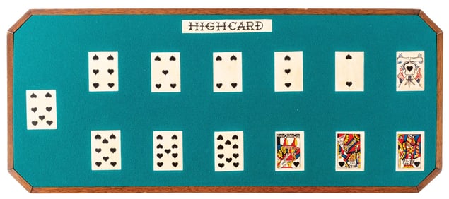 HIGHCARD POKER TABLE HANGING SIGN