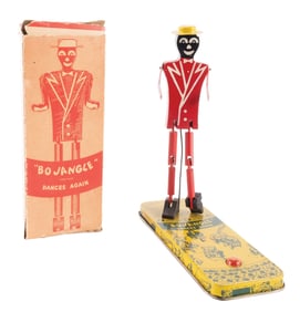 BO JANGLE TIN DANCING TOY W/ ORIGINAL BOX