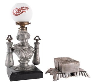 PAIR OF CIGAR-RELATED MEMORABILIA