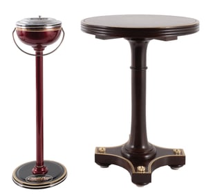 PAIR OF CIGAR BAR DISPLAY ITEMS