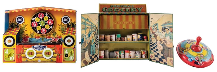 COLLECTION OF 3 ANTIQUE TOYS