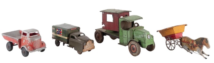 COLLECTION OF 4 TOY VEHICLES