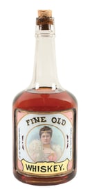 S.B. ROTHENBERG OAKLAND, CA WHISKEY BOTTLE IN CRATE