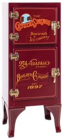 THE CRYSTAL SPRINGS BREWING AND ICE COMPANY ICE BOX