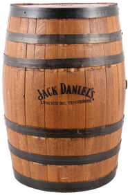 FULL-SIZED OAK JACK DANIELS BOURBON BARREL