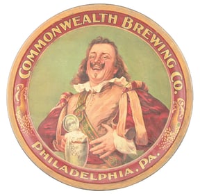 COMMONWEALTH BREWING CO. CAVALIER OR PRINCE BEER TRAY