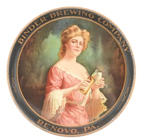 BINDER BREWING CO. BEER TRAY