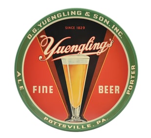 YUENGLING'S PILSNER GLASS BEER TRAY