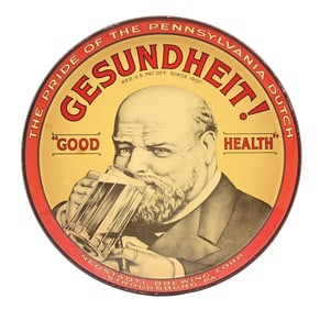 NEUSTADTL BREWING CO. "GESUNDHEIT!" BEER TRAY