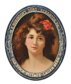 E. ROBINSON'S SONS BREWING CO. BEER TRAY