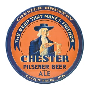 CHESTER PILSNER BEER & ALE BEER TRAY