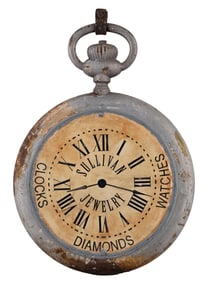 CAST IRON SULLIVAN JEWELRY FIGURAL TRADE SIGN