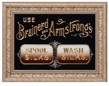 USE BRAINERD AND ARMSTRONGS FRAMED SIGN