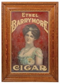 ETHEL BARRYMORE ADVERTISMENT FRAMED OF BEAUTIFUL WOMAN