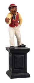 RESTORED LAWN JOCKEY STATUE