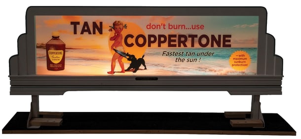 VERY WELL CONSTRUCTED CONTEMPORARY MINIATURE BILLBOARD SIGN