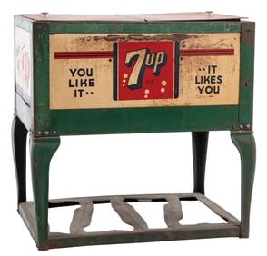 7UP SODA GLASSCOCK ICE CHEST COOLER